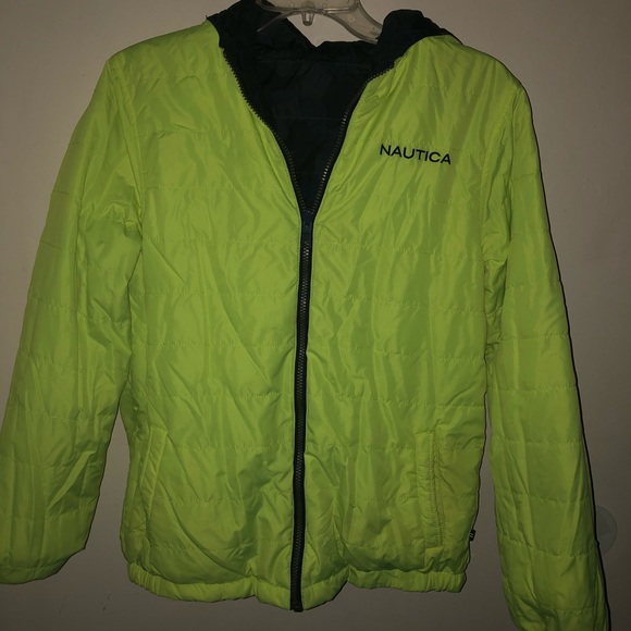 Boys Nautica reversible jacket size Large - Picture 5 of 11